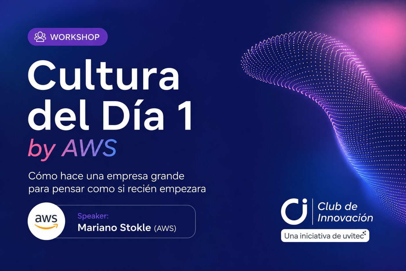 Flyer del próximo encuentro del Club de Innovación